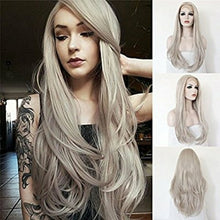 White Gray Beauty Lace Front Wig - Goddess Beauty Royal Wigs