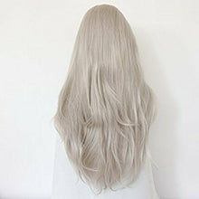 White Gray Beauty Lace Front Wig - Goddess Beauty Royal Wigs