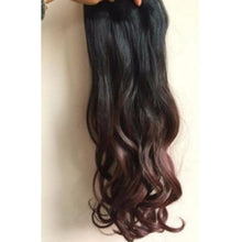 Black to Dark Auburn Beauty Full Head Clip in Extension - Goddess Beauty Royal Wigs
