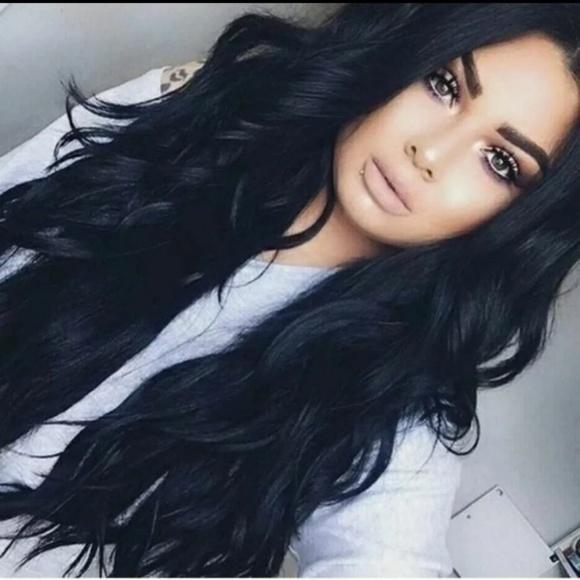 Black Full Head Clip in Extension Black Full Head Clip Black  display picture 1