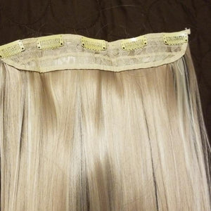 Ash & Bleach Blonde Full Head Clip in Extension - Goddess Beauty Royal Wigs