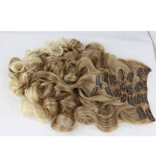 Ombre Blonde Beauty Full Head Clip in Extension - Goddess Beauty Royal Wigs