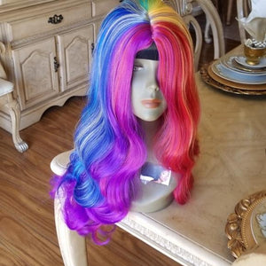 Rainbow Beauty Full Wig - Goddess Beauty Royal Wigs