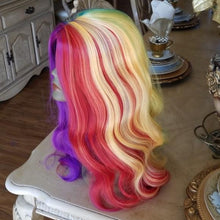 Rainbow Beauty Full Wig - Goddess Beauty Royal Wigs
