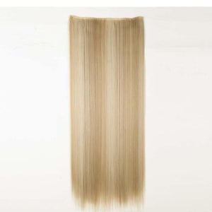 Ash & Bleach Blonde Full Head Clip in Extension - Goddess Beauty Royal Wigs