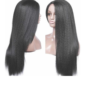 Kinky Yaki Lace Front Wig 24-26 inches - Goddess Beauty Royal Wigs