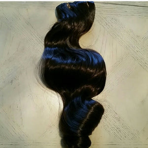 Wavy Full Head Clip in Extensions #2/33 - Goddess Beauty Royal Wigs