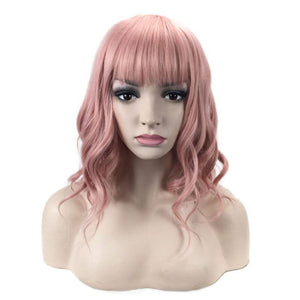 Pink Lovely Short Wig - Goddess Beauty Royal Wigs