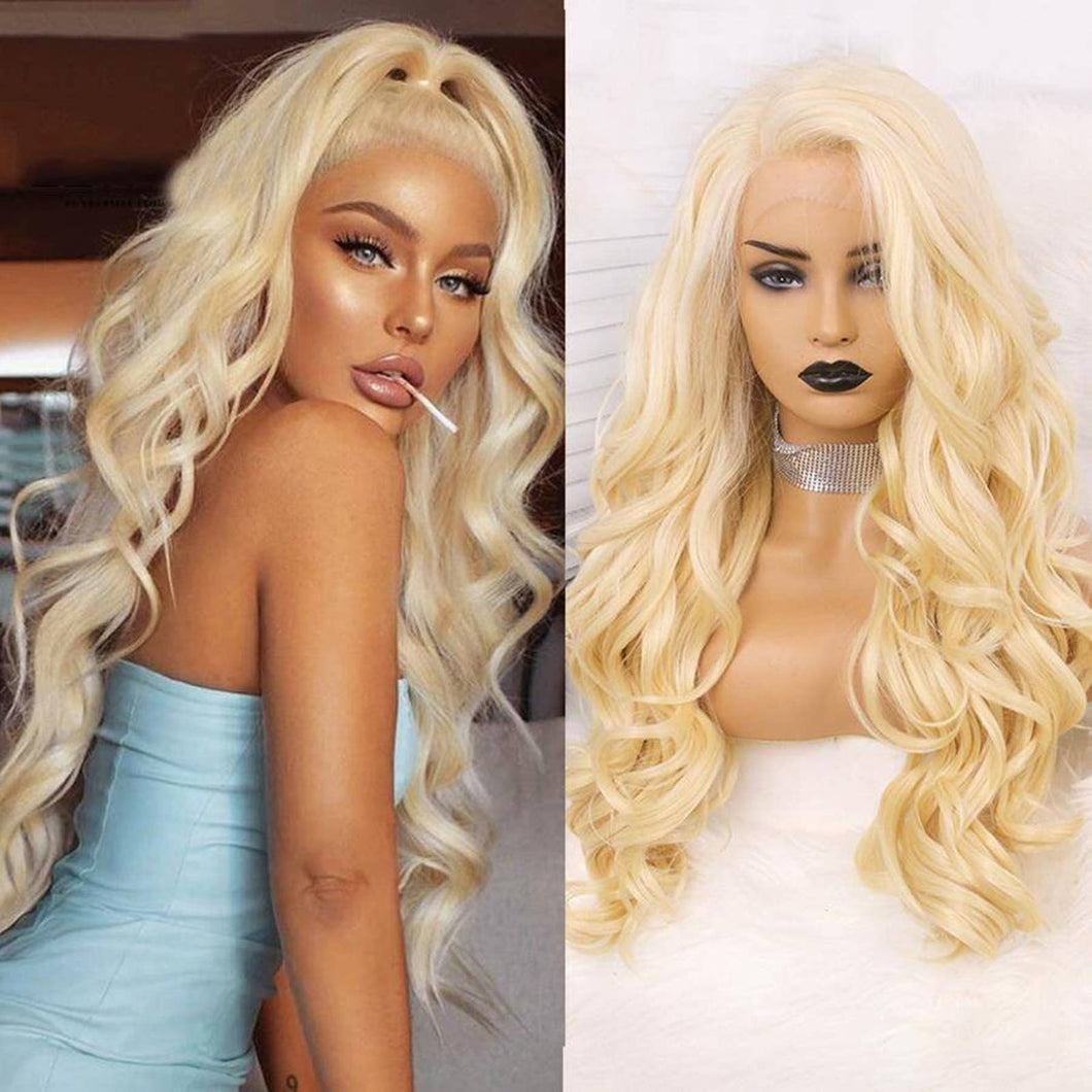 Blonde Beauty Wig// Wavy Lace Front Wig