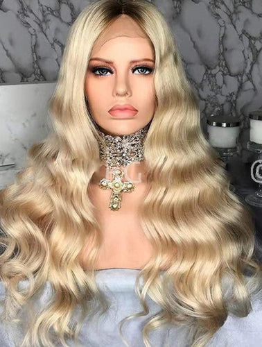 Blondie Virgin Human Hair Lace Front Wig - Goddess Beauty Royal Wigs