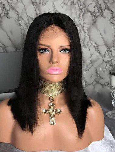 Virgin Human Hair Lace Front Wig - Goddess Beauty Royal Wigs