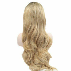 Blonde Darkroot Ombre Lace Front Wig - Goddess Beauty Royal Wigs